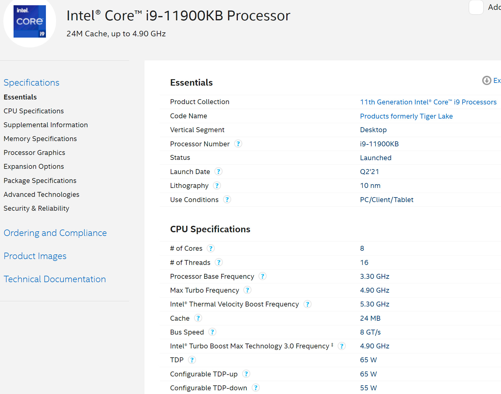 На подходе процессоры Intel Tiger Lake на 10-нм техпроцессе для десктопных компьютеров