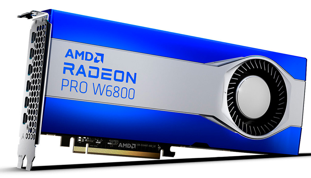 Профессиональные адаптеры AMD Radeon Pro W6000 на архитектуре RDNA 2 официально представлены