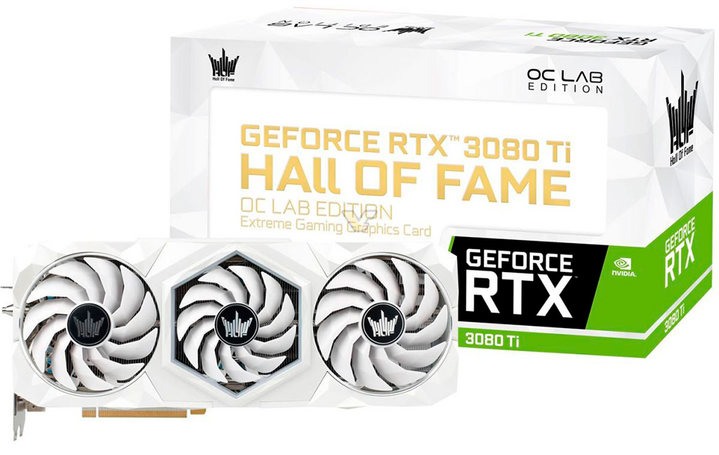 Galax представила GeForce RTX 3080 Ti HOF OC Lab, сразу похваставшись разгоном по ядру до 2,8 ГГц