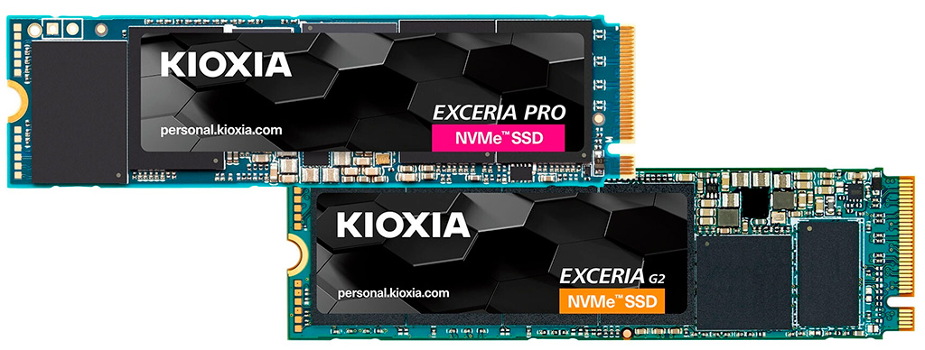 Не на подходе PCI-E 4.0 накопители Kioxia Exceria Pro и обновленные Exceria G2
