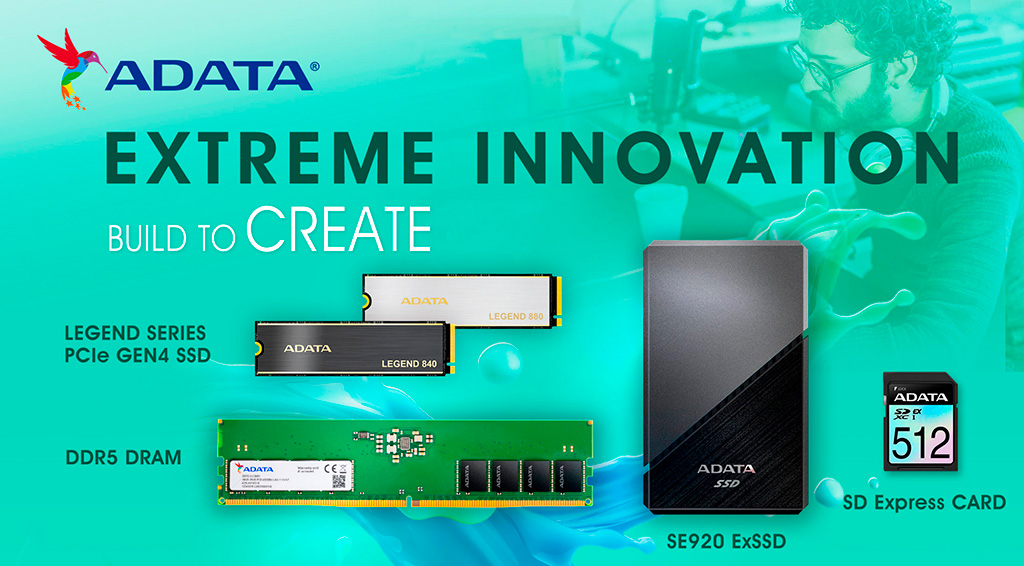 ADATA разрабатывает модули DDR5 с эффективной частотой до 12,6 ГГц