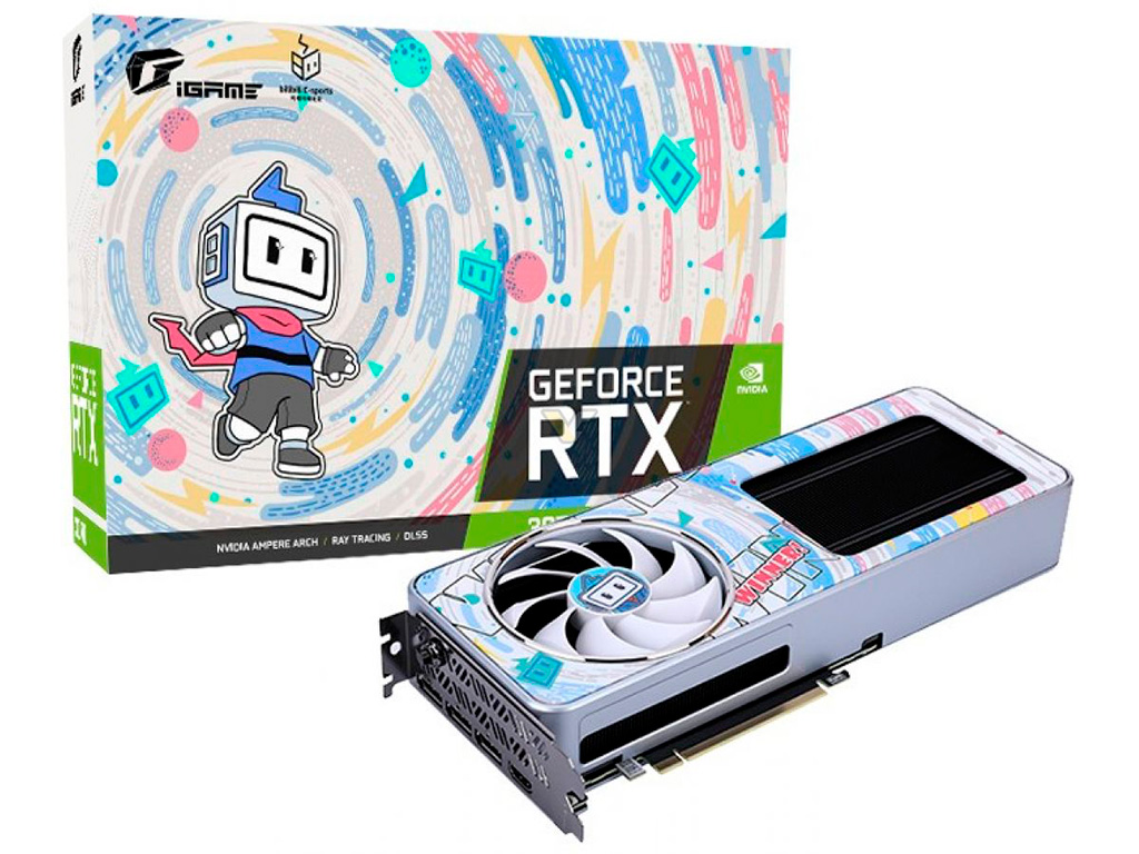 Colorful GeForce RTX 3070 iGame bilibili E-sports Edition OC получила необычную СО и расцветку