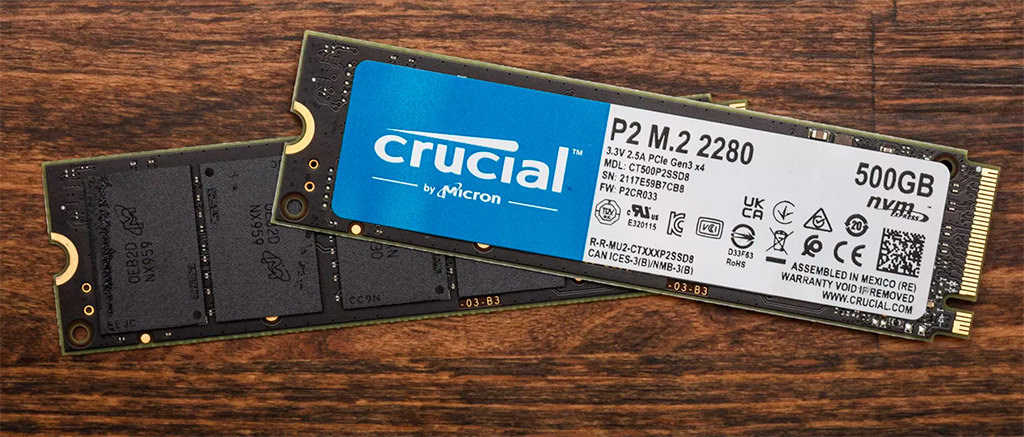 Micron втихую перевела накопители Crucial P2 с TLC- на QLC-память. Производительность снизилась в 4 раза