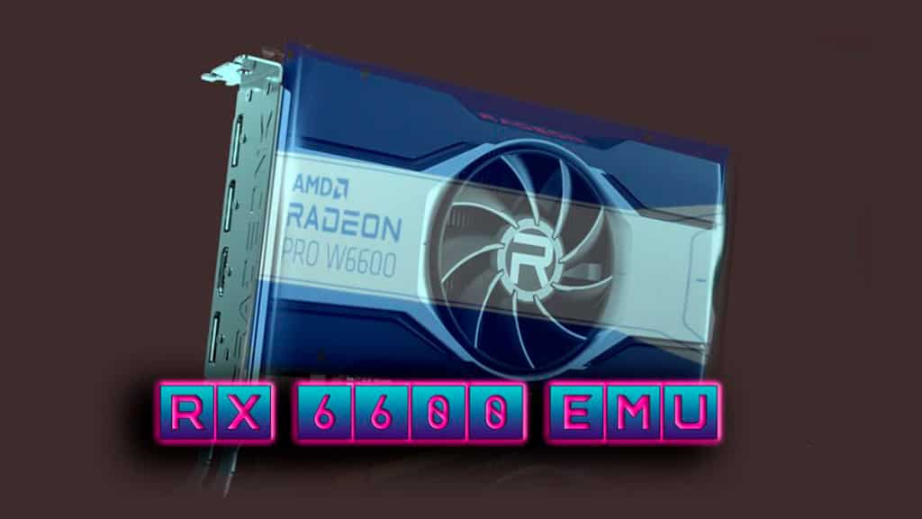 «Эмулированная» AMD Radeon RX 6600 в тестах наравне с GeForce RTX 3060