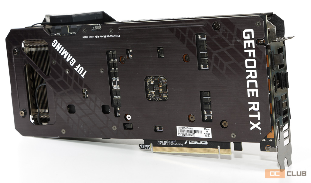ASUS GeForce RTX 3070 TUF Gaming OC: обзор. Крепкая видеокарта