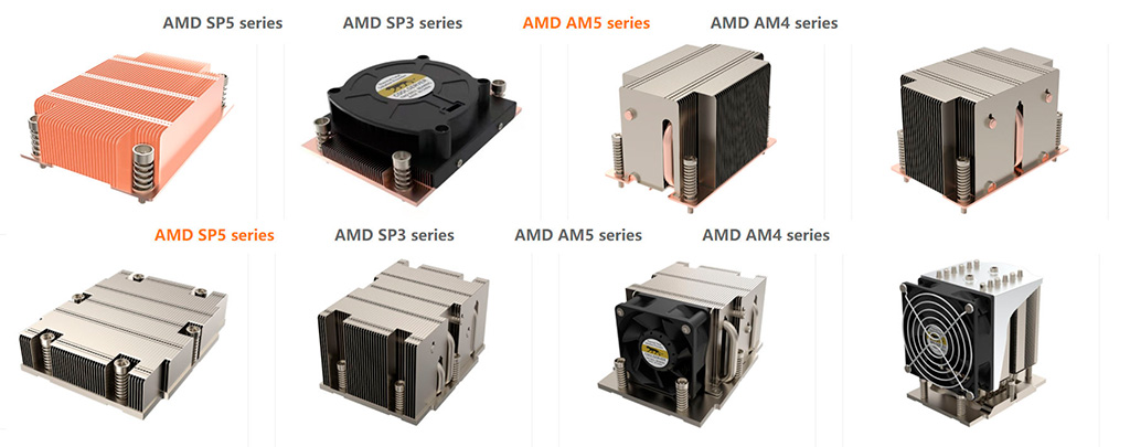 У Cool Server готовы кулеры для платформ AMD AM5 и SP5