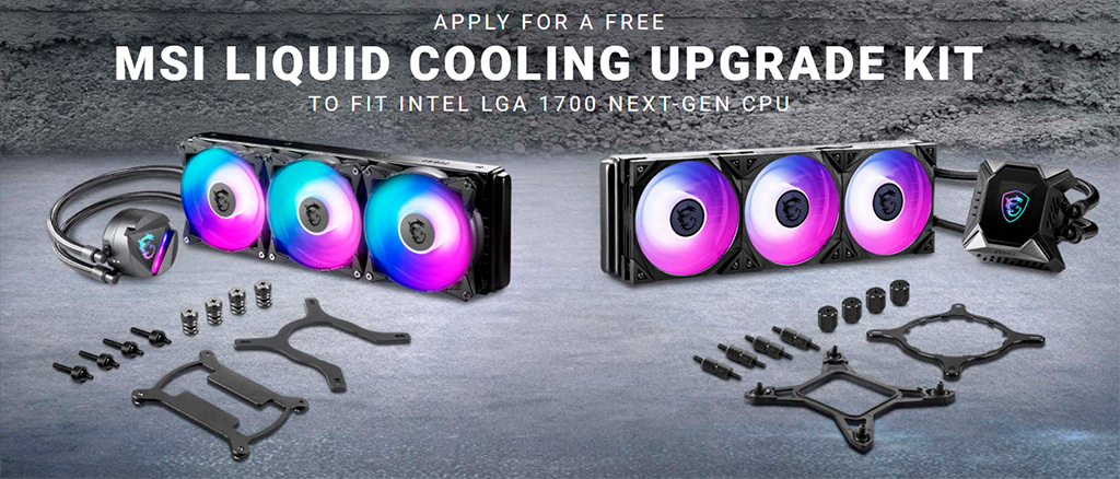 Владельцы СЖО MSI CoreLiquid бесплатно получат крепления для Intel LGA1700