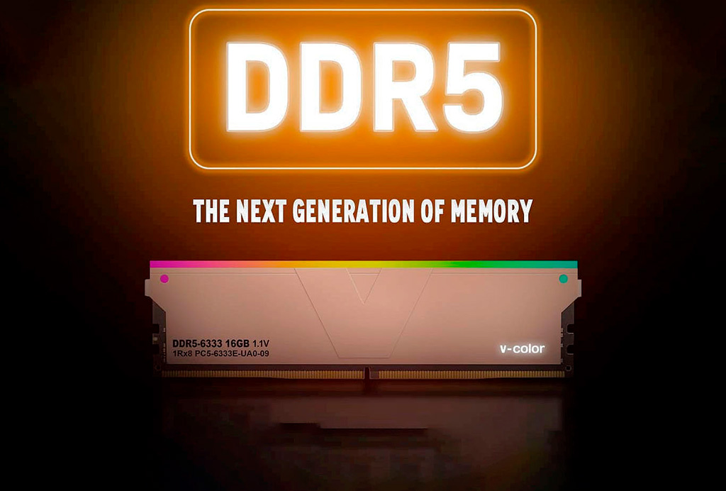ОЗУ V-Color DDR5-6333 достаточно стандартного напряжения