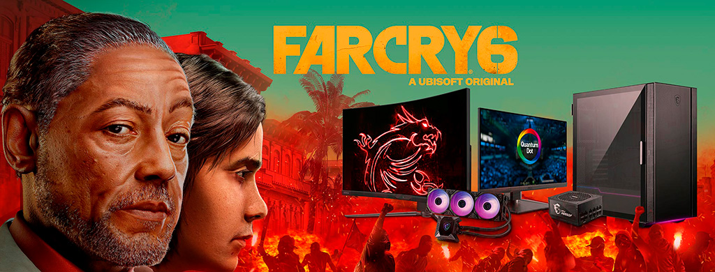 Far Cry 6 в подарок при покупке мониторов, СЖО и блоков питания MSI