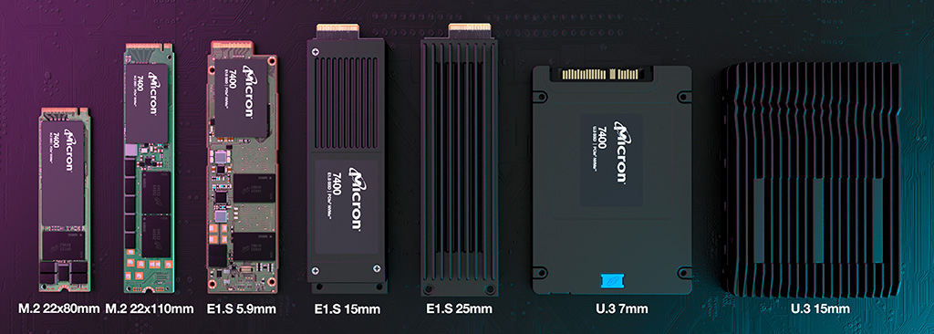 Micron 7400 SSD – обширная линейка NVMe-накопителей с большим ресурсом