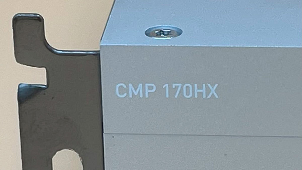 Самая мощная карта для майнинга, NVIDIA CMP 170HX, оценивается в 00