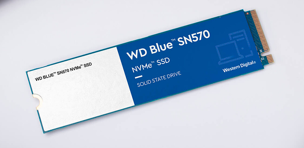 WD Blue SN570 – недорогие NVMe-накопители с интерфейсом PCI-E 3.0 x4