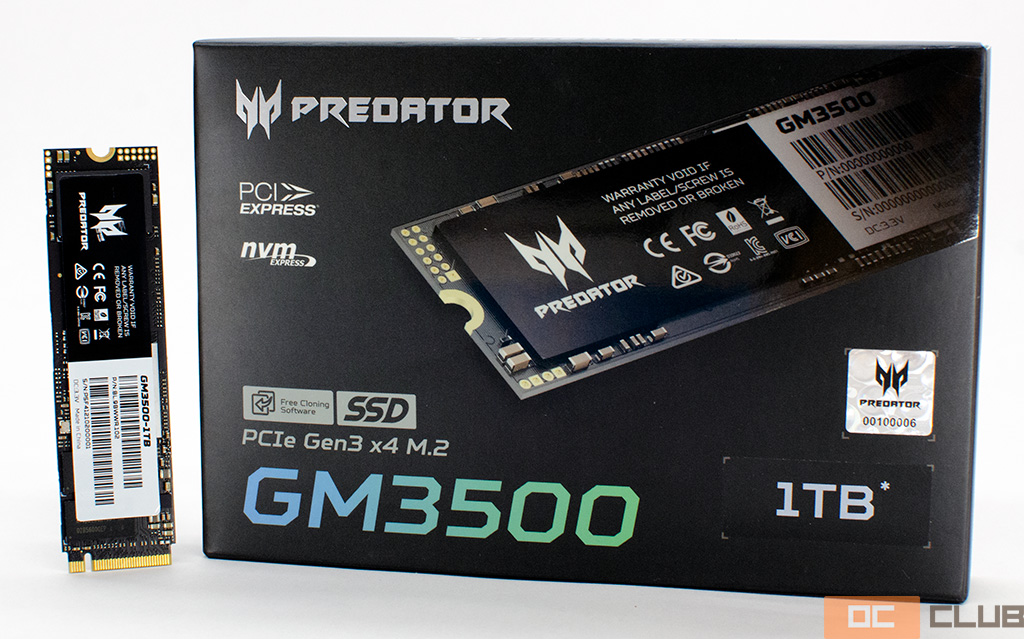 Acer Predator GM3500 1 ТБ: обзор. Достойно, и не более того