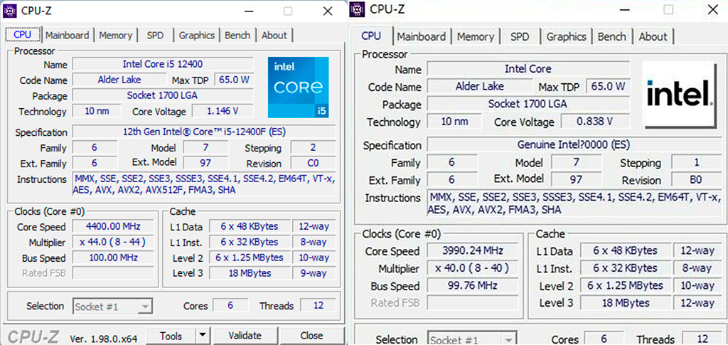 На eBay продаются инженерники Intel Core i5-12400 за $228
