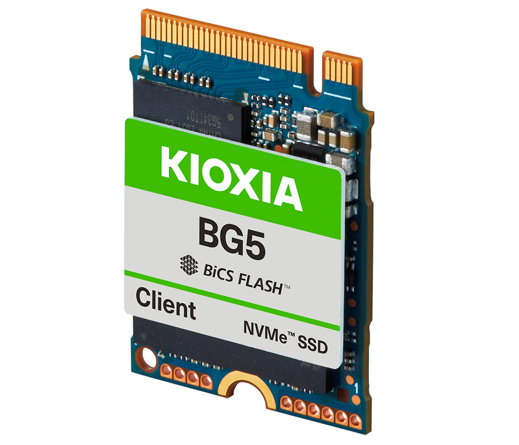 Kioxia BG5 – первые накопители в формате M.2 2230 с интерфейсом PCI-E 4.0 x4