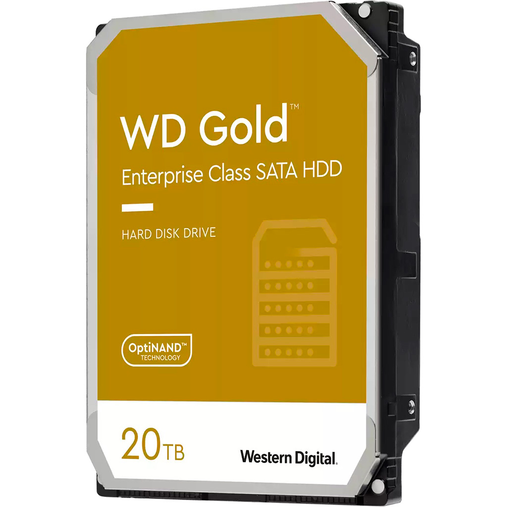 Western Digital предлагает HDD-накопители WD Gold ёмкостью 20 ТБ