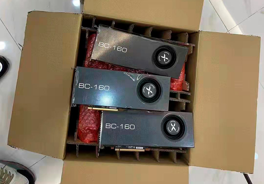 Майнинг-видеокарты AMD BC-160 появились в свободной продаже
