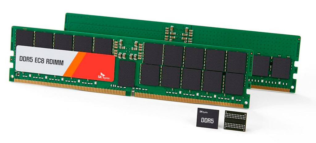У SK Hynix готовы чипы DDR5 ёмкостью 3 ГБ. На подходе модули объёмом 48 и даже 96 ГБ