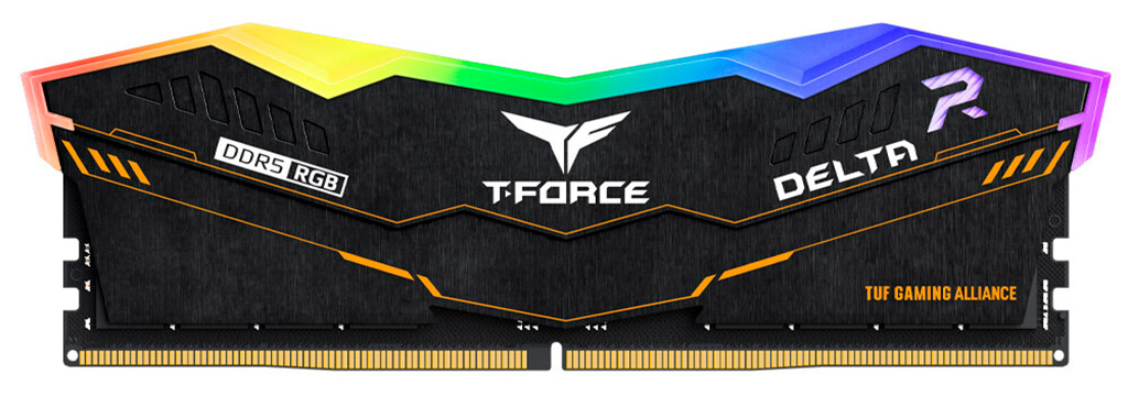 Team анонсировала оперативную память T-Force Delta RGB DDR5 в стиле ASUS TUF Gaming