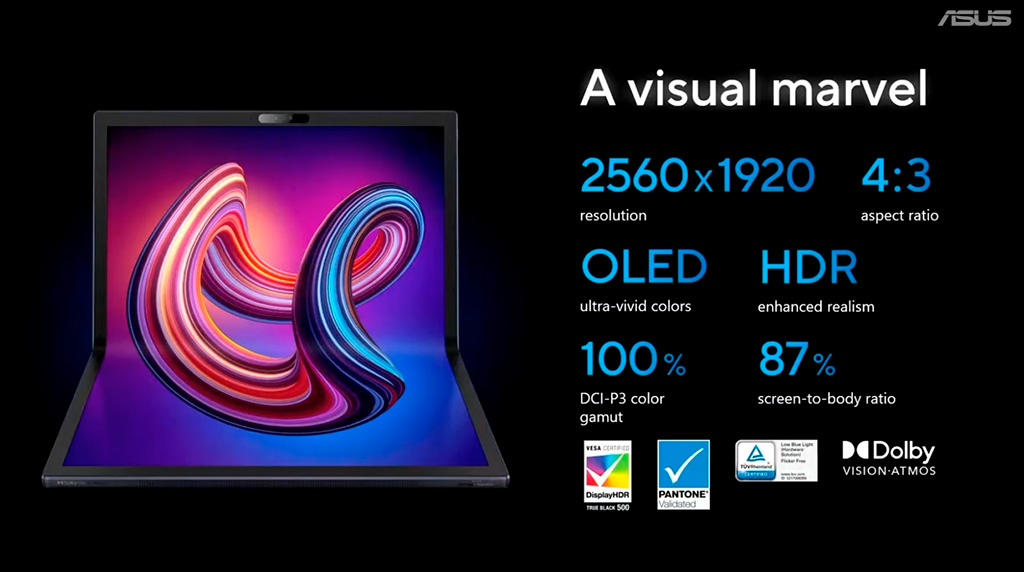 Ноутбук ASUS Zenbook 17 Fold OLED получил гибкий дисплей