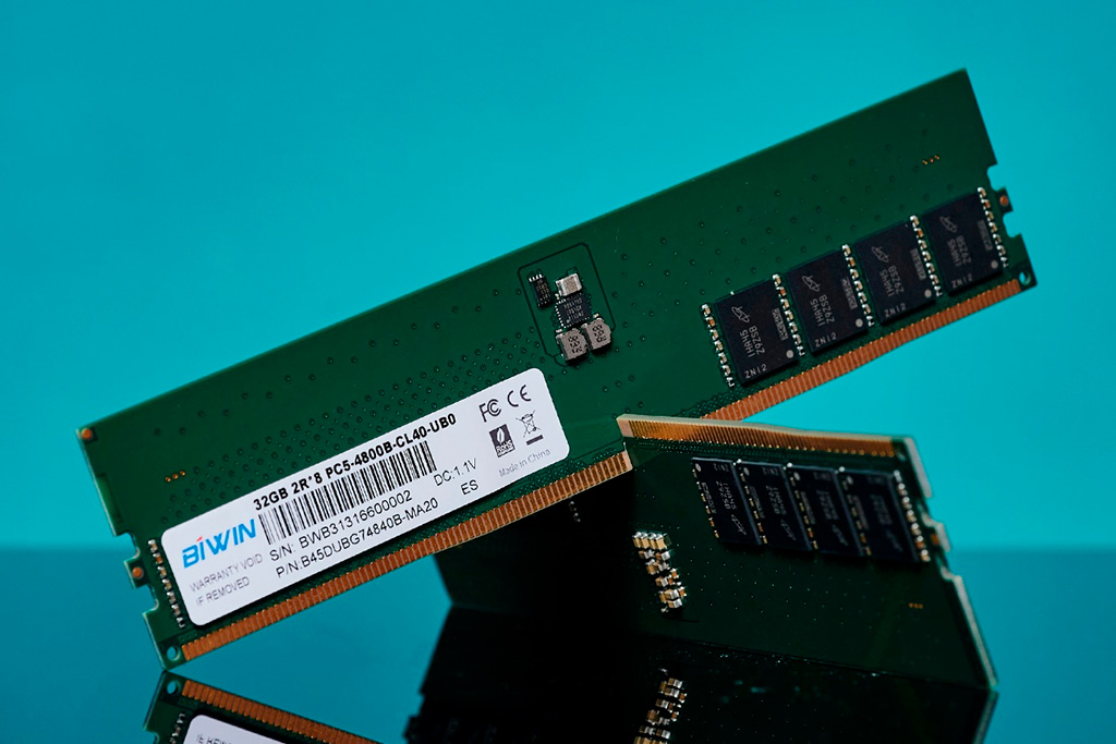 BIWIN взялась за выпуск оперативной памяти DDR5