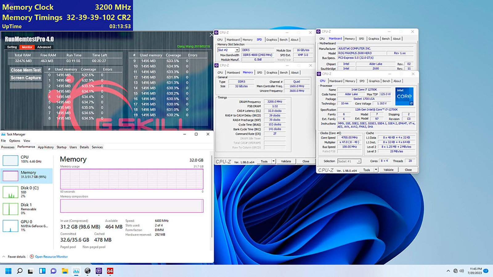 G.Skill Trident Z5 DDR5-6400 CL32 – DDR5 с самыми низкими таймингами