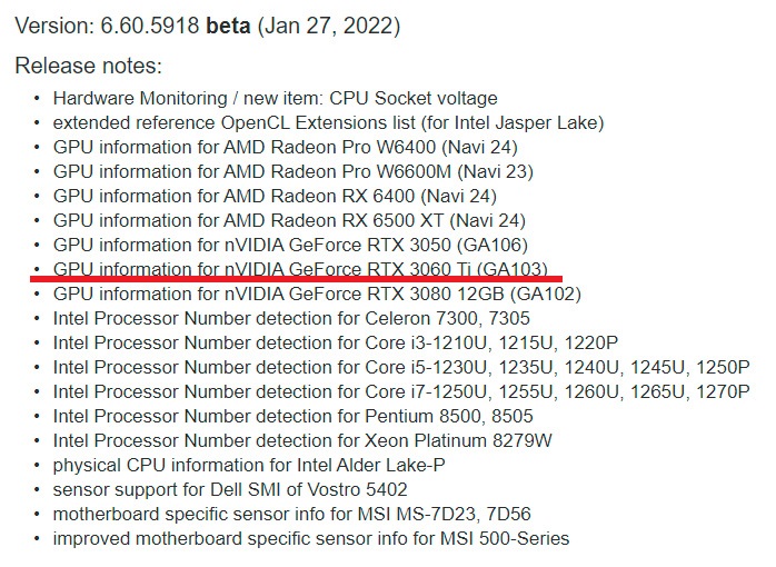 GeForce RTX 3060 Ti можно будет встретить с GPU GA103
