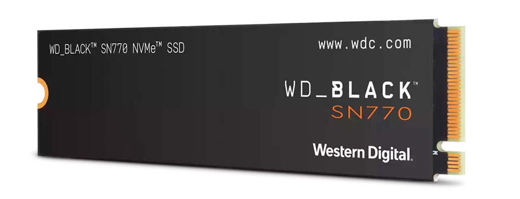 Western Digital WD Black SN770 – безбуферные накопители с интерфейсом PCI-E 4.0