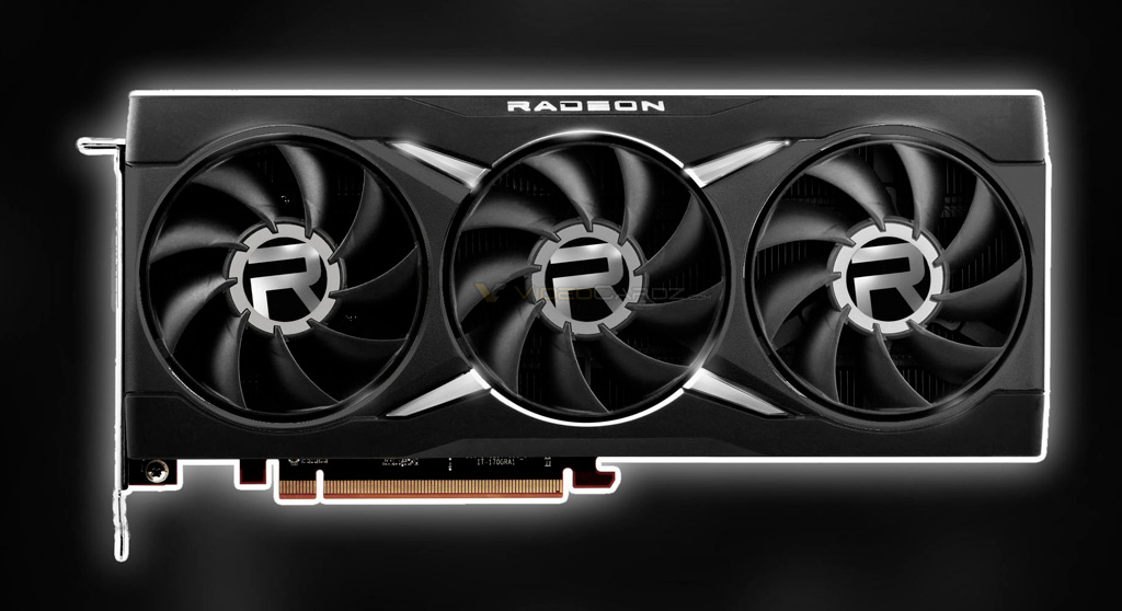 Референсная AMD Radeon RX 6950XT будет целиком чёрная