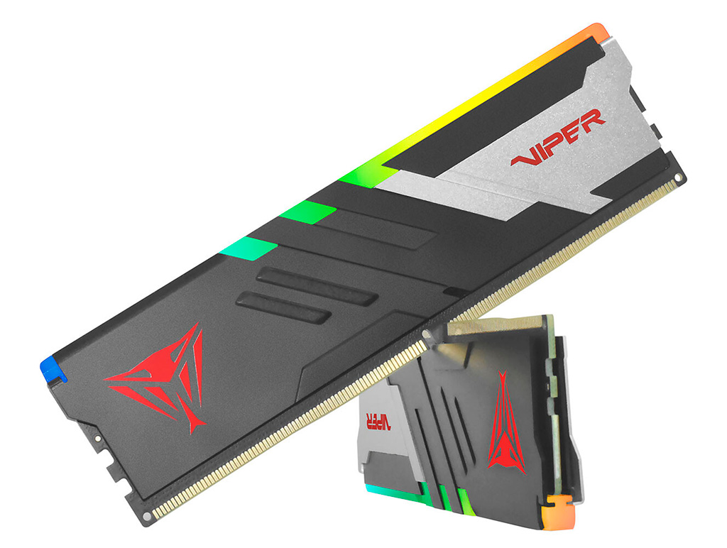 Patriot выпустила память Viper Venom DDR5 с подсветкой и без