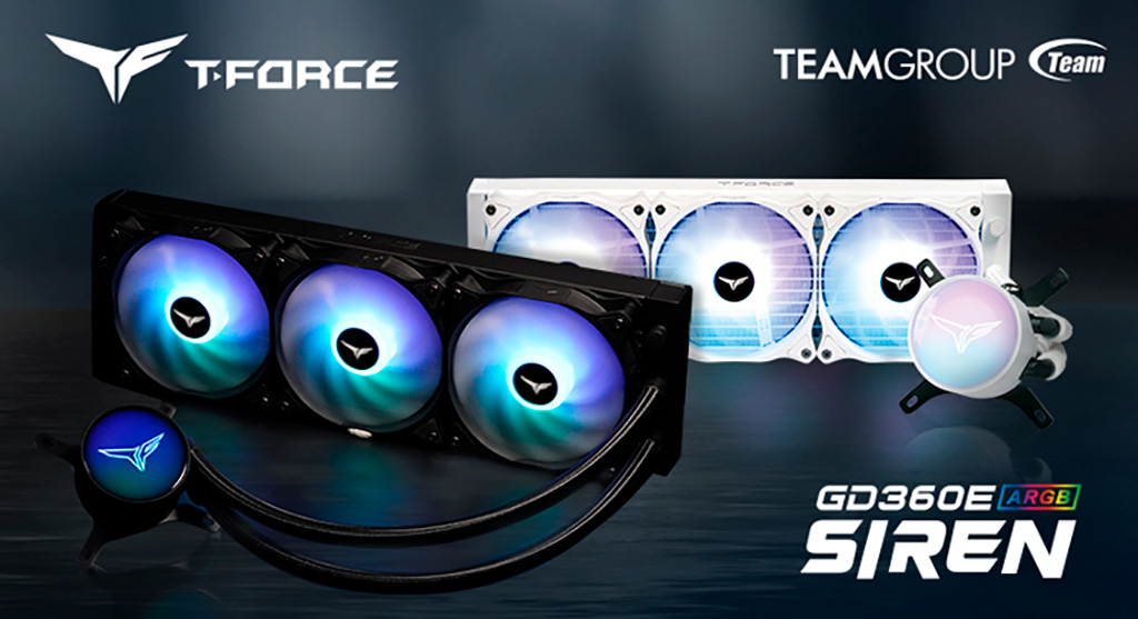 Team представила «водянку» T-Force Siren GD360E ARGB с очень производительными пропеллерами и помпой