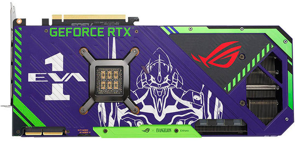 ASUS готовит особенную RTX 3090 - GeForce RTX 3090 ROG Strix Evangelion Edition