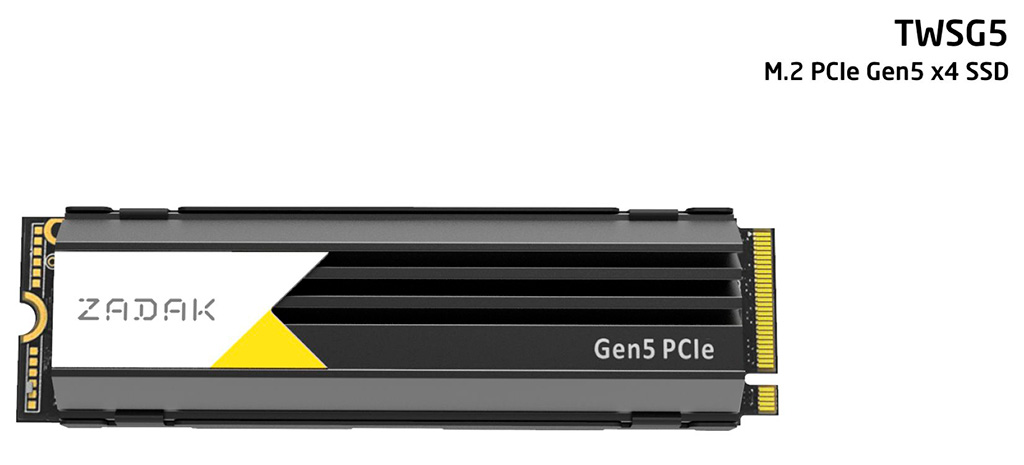 Apacer и Zadak представили первые PCI-E 5.0 SSD