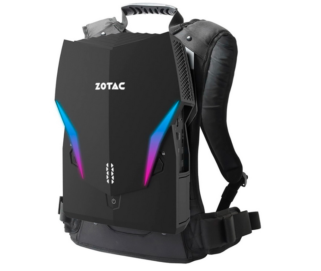 Zotac предложит новый компьютер-рюкзак VR Go с графикой NVIDIA RTX A4500