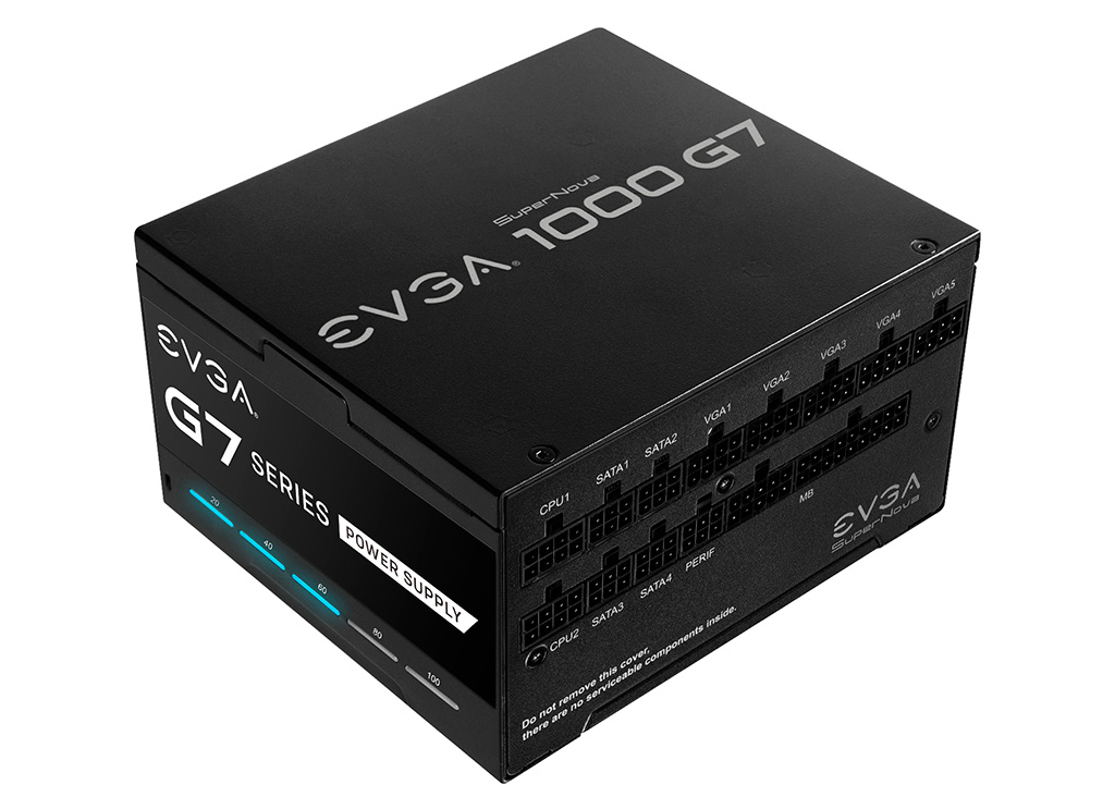 EVGA представила блоки питания SuperNOVA G7 с индикатором нагрузки