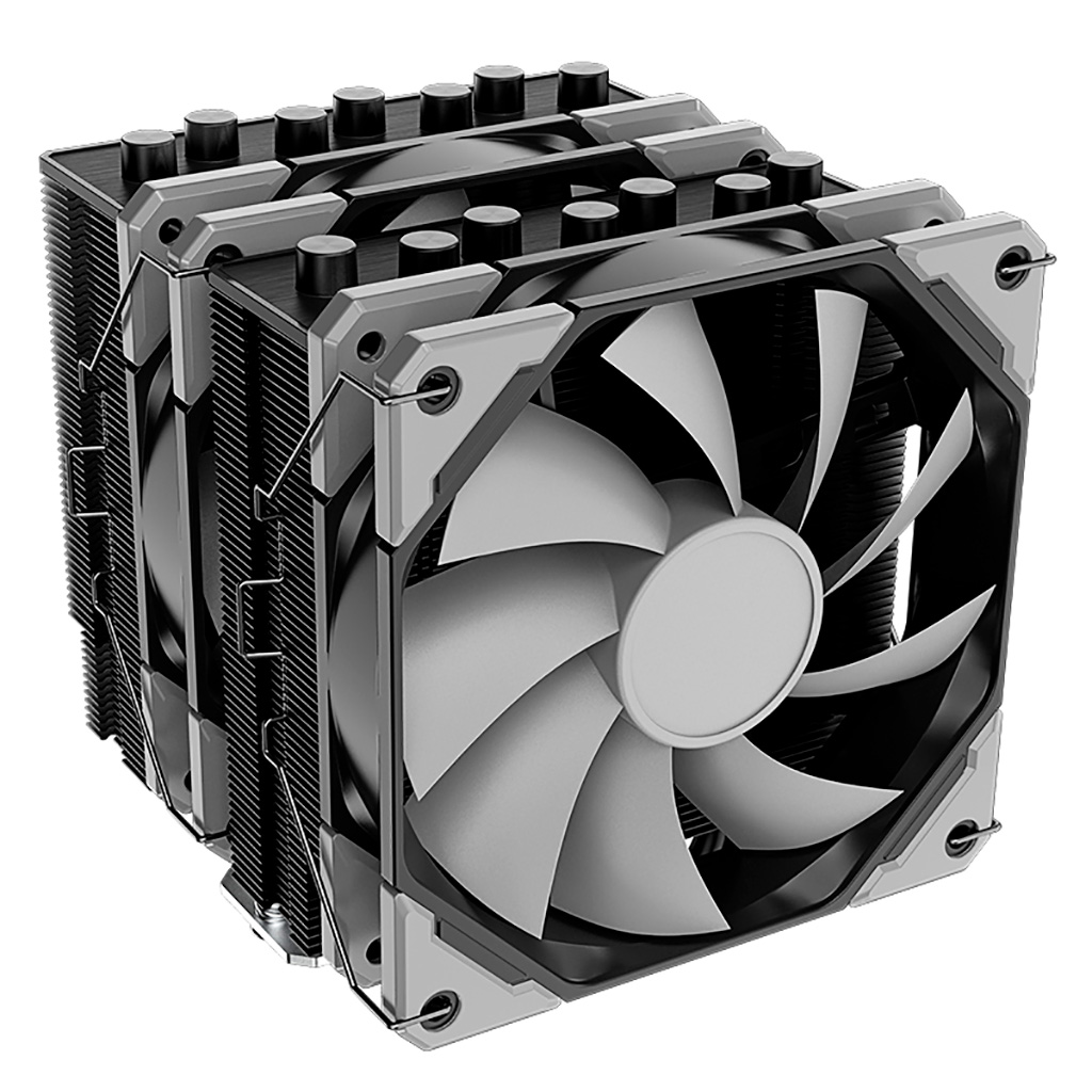 ID-Cooling SE-70AD – двухбашенный процессорный кулер на семи тепловых трубках