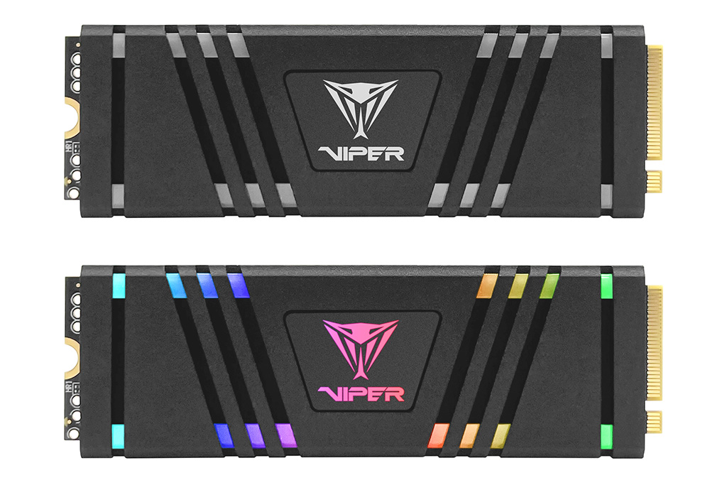 M.2 SSD Patriot Viper VPR400 получили встроенную RGB-подсветку