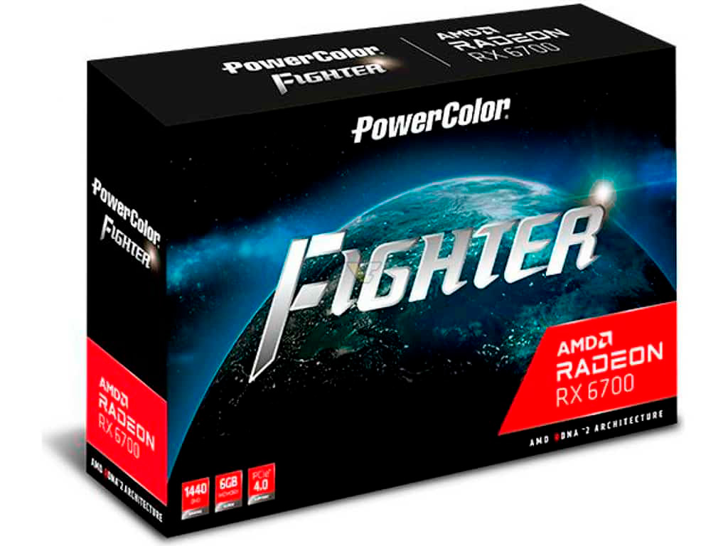 PowerColor выпустила видеокарту Radeon RX 6700 Fighter