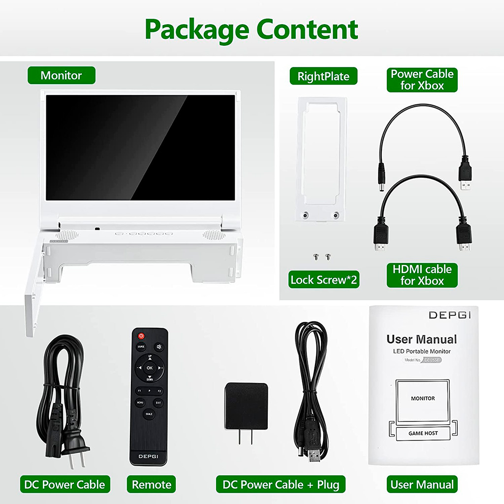 Depgi – 12,5-дюймовый монитор для консоли Xbox Series S