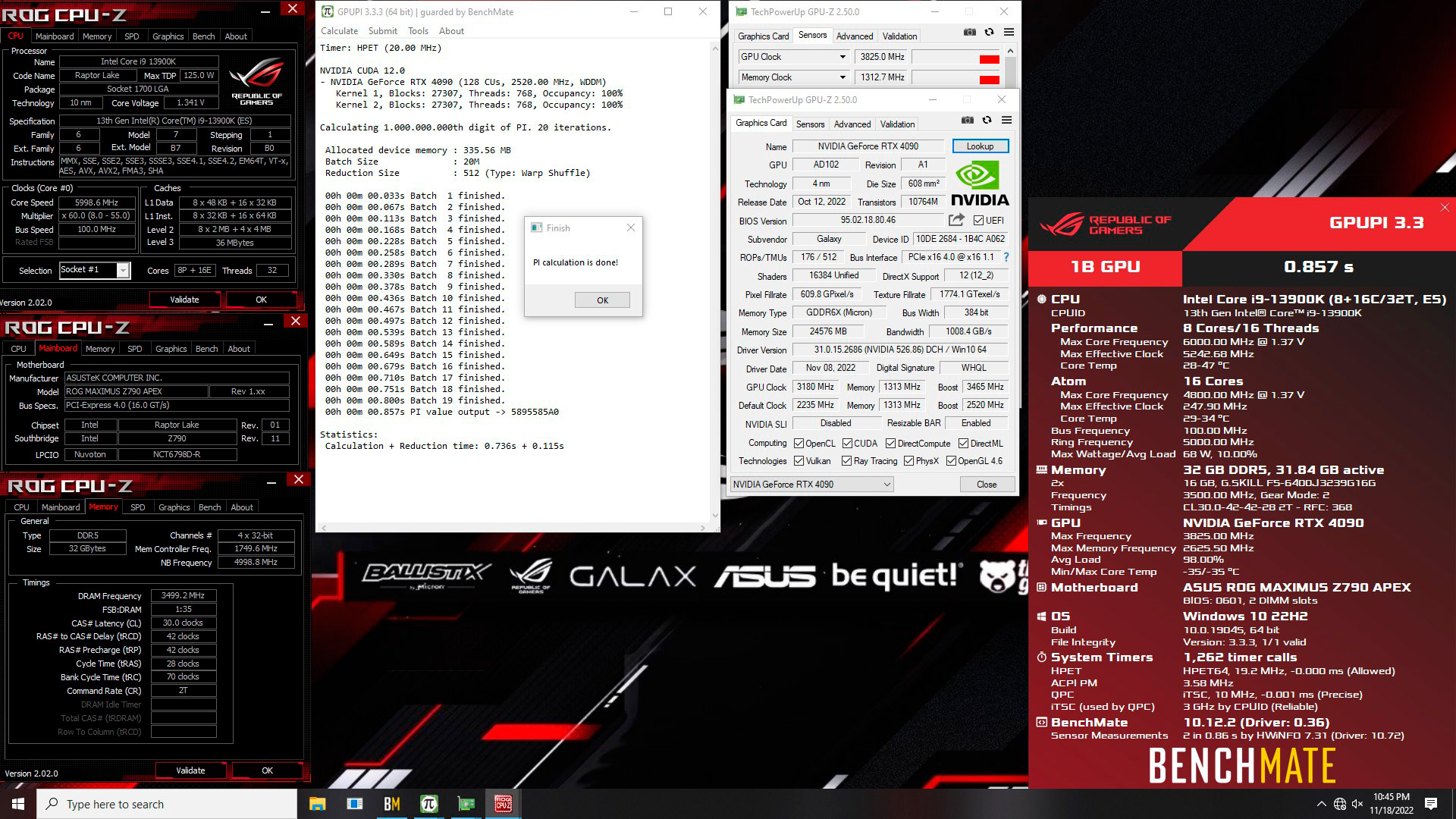 Galax GeForce RTX 4090 HOF снова бьёт рекорды: 3825 МГц по ядру