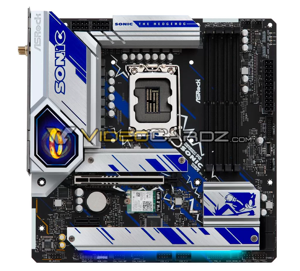 Ёжик Соник придаст скорости материнской плате ASRock B760M PG Sonic