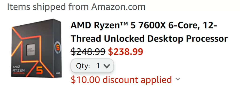 Цены процессоров AMD Ryzen 7000 продолжают снижаться