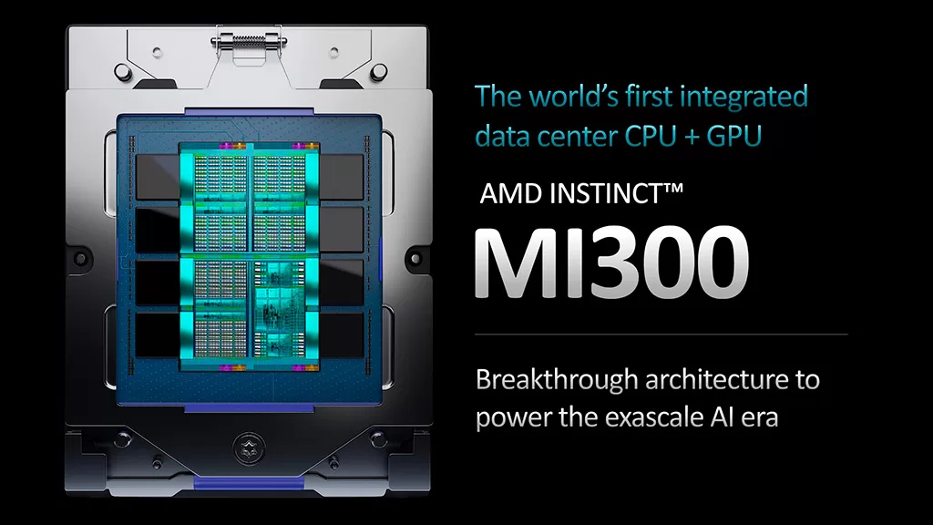 GPU-ускоритель AMD Instinct MI300 сочетает процессорные ядра и потоковые процессоры