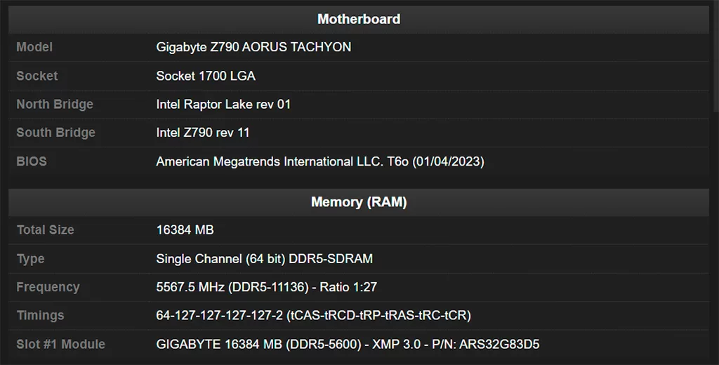 DDR5-11136: рекорд абсолютной частоты ОЗУ снова обновлен