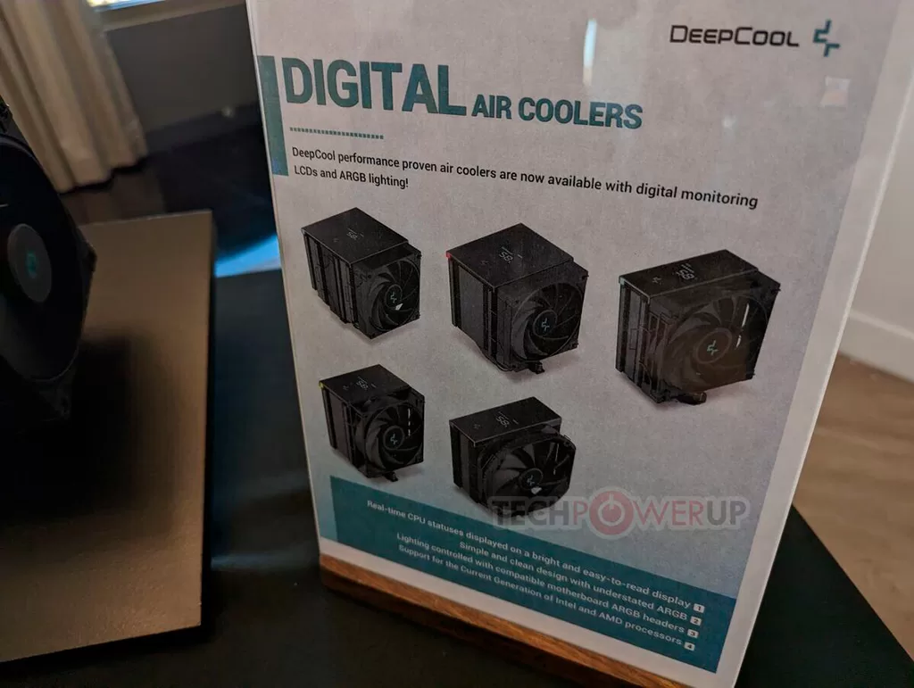 Процессорные кулеры DeepCool серии Digital могут показывать температуру CPU