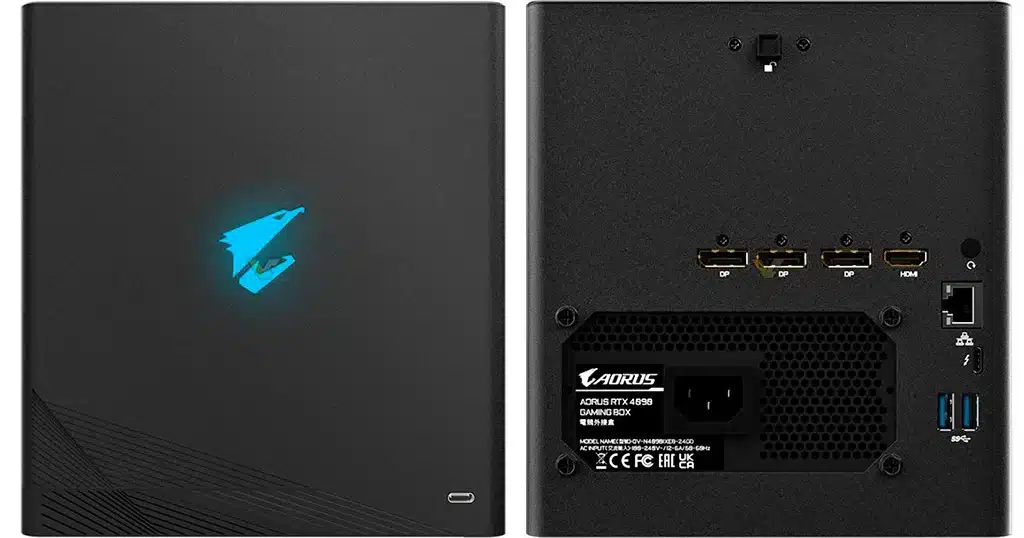 Gigabyte готовит внешнюю видеокарту Aorus GeForce RTX 4090 Gaming Box