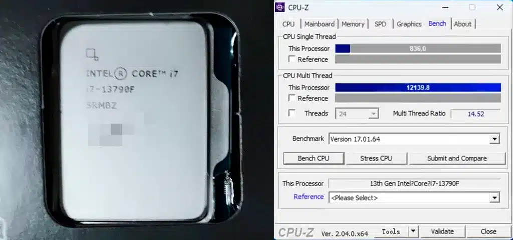 Детальнее про необычный процессор Intel Core i7-13790F