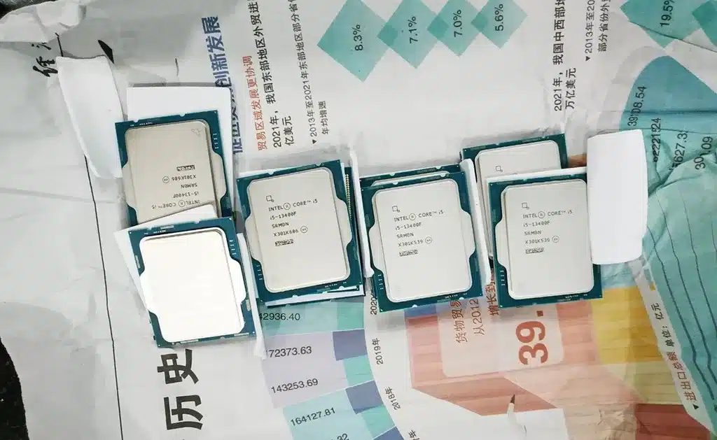 Китайская таможня задержала очередного контрабандиста с кучей процессоров Core i5-13400F