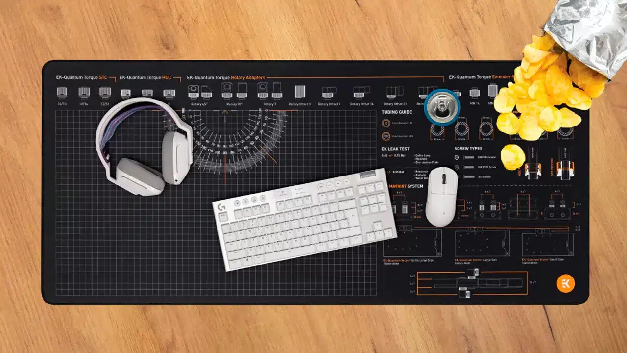 EKWB выпустила EK-Loot Mousepad Quantum – ковёр для настоящих «водянщиков»!