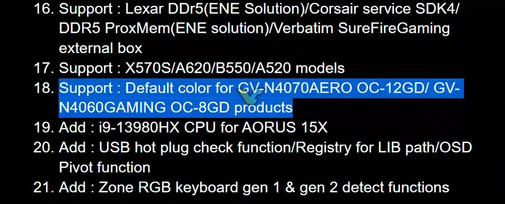 Gigabyte подтверждает: GeForce RTX 4070 получит 12 ГБ памяти, RTX 4060 – 8 ГБ